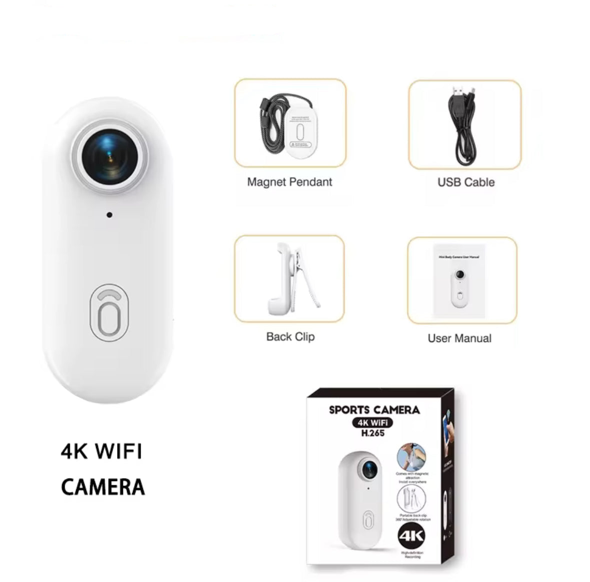 Action Cam | 4K Outdoor Kamera mit Automatischer Stabilisation | Wasserdicht bis 30m für Ununterbrochene Abenteuer 0