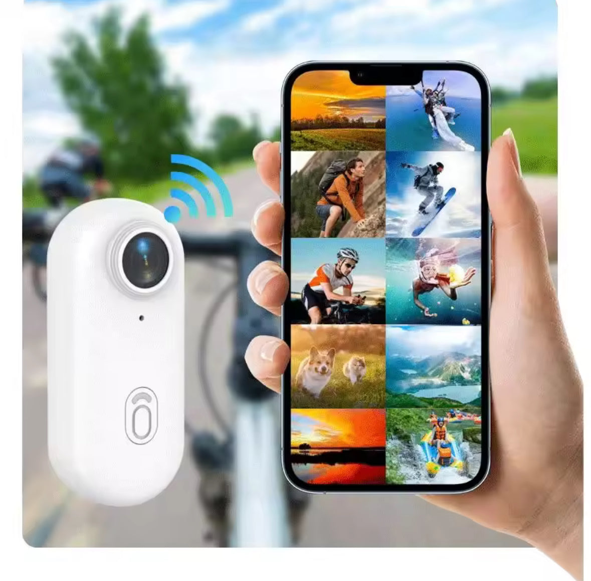Action Cam | 4K Outdoor Kamera mit Automatischer Stabilisation | Wasserdicht bis 30m für Ununterbrochene Abenteuer 7