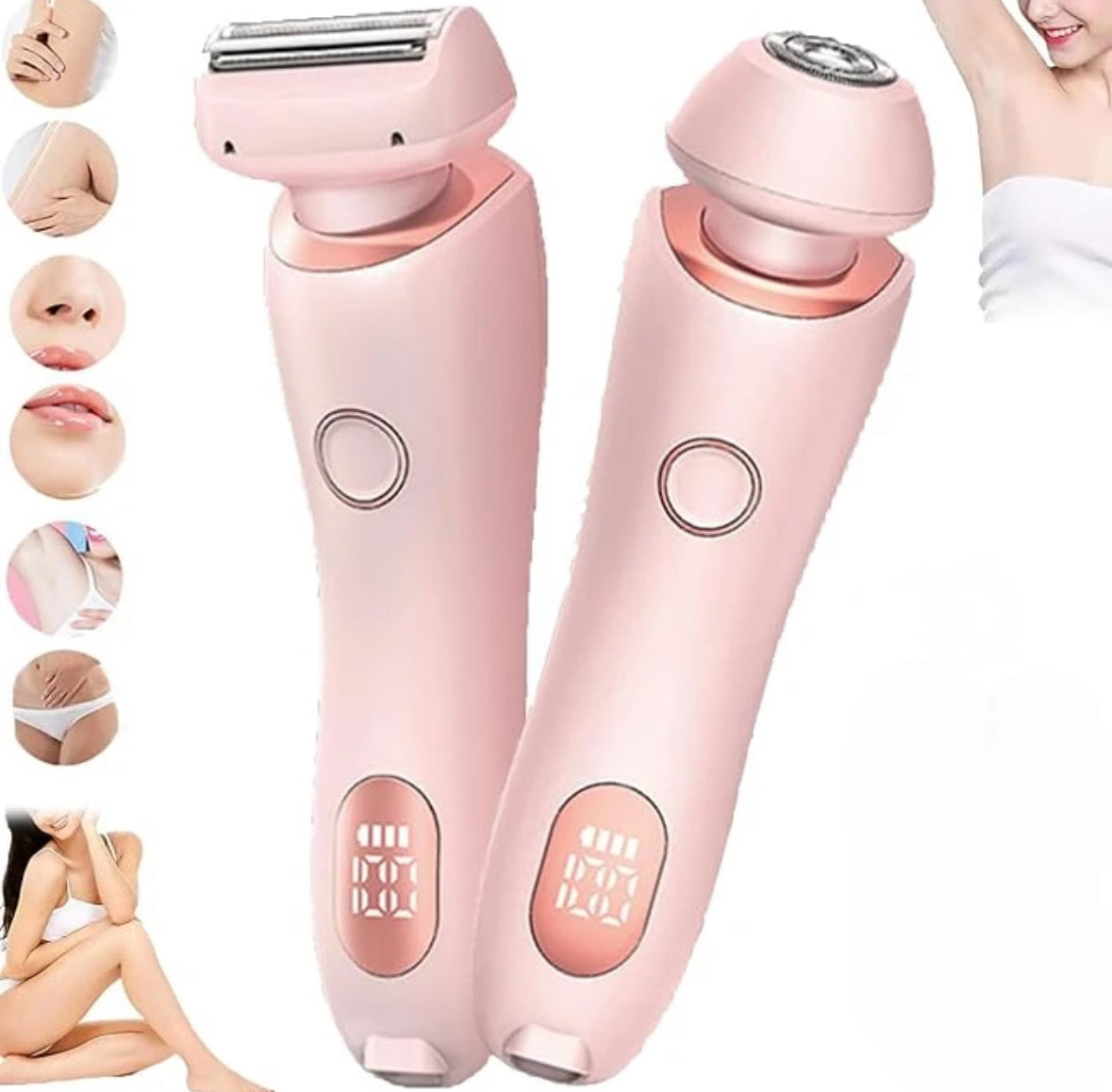 All-in-One Körperrasierer | 2-in-1 Rasierer mit Nass- und Trockenfunktion | Schmerzfreie Anwendung für sanfte Hautpflege 1