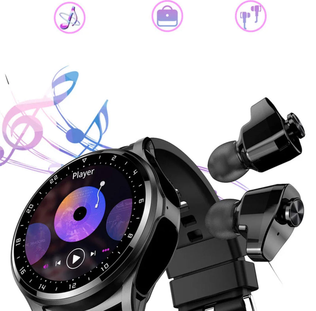 All-in-One Smartwatch mit Geräuschunterdrückenden Kopfhörern | Fitness Tracker und Sprachassistent für iOS und Android 4