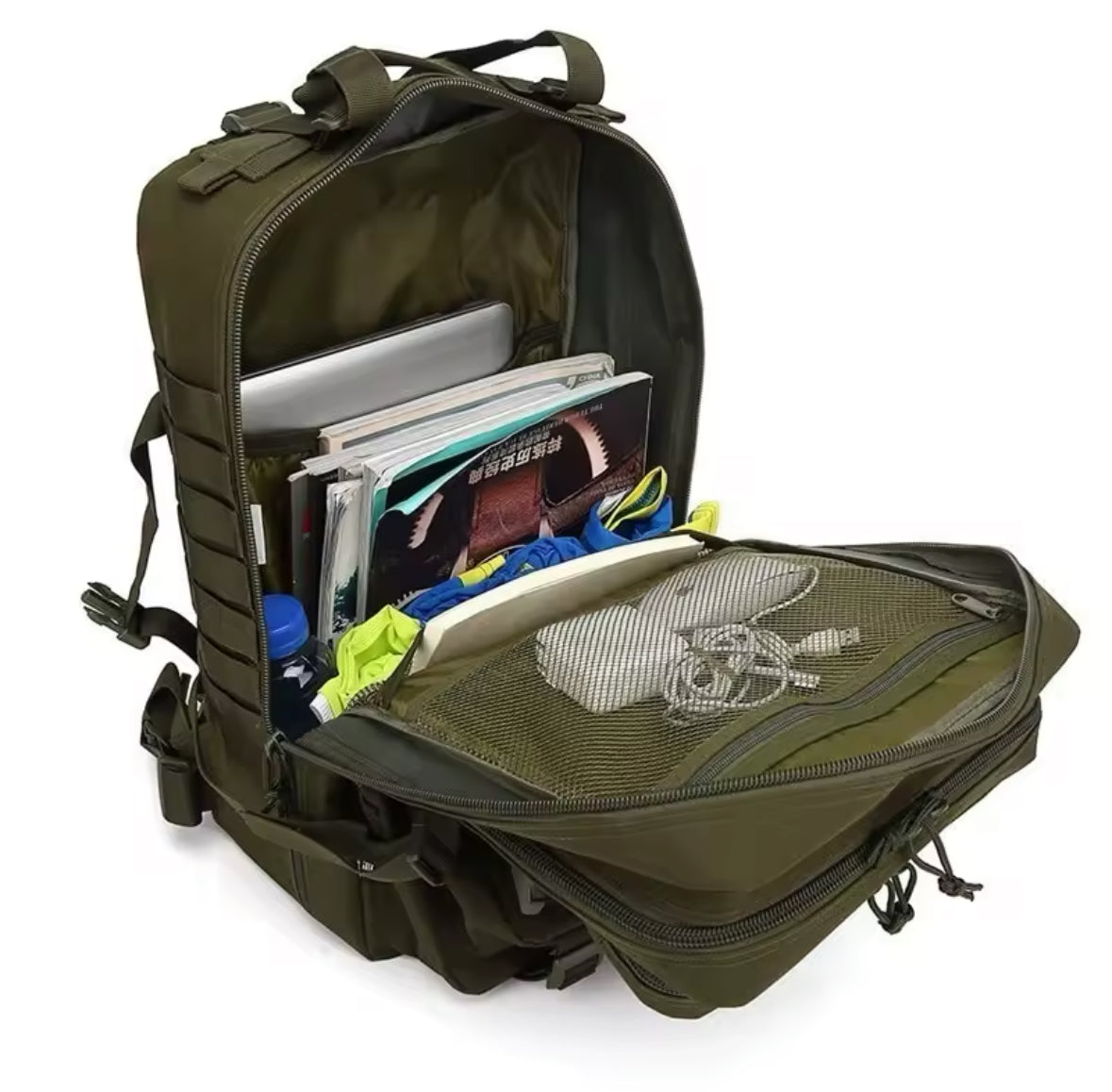Allrounder | 50L Outdoor Rucksack mit Wasserdichtem Material | Ideal für Reisen und Sport