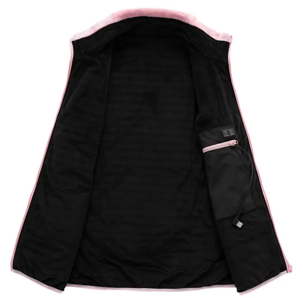 Beheizbare Fleece Weste mit USB-Heizfunktion und 3 Wärmestufen | Waschbare und Bequeme Weste für Männer und Frauen