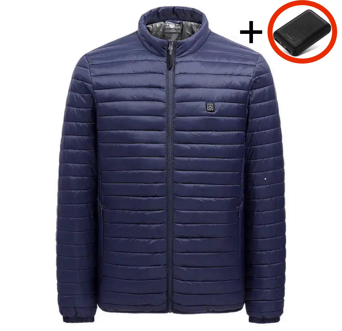 Beheizbare Wärmejacke | USB beheizbare Jacke mit 3 Wärmestufen | Hochwertiges Material für optimalen Komfort