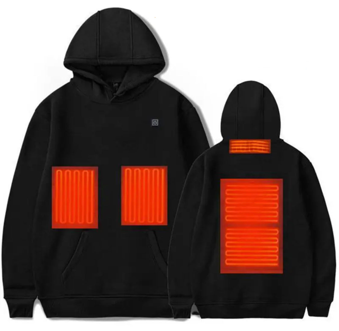 Beheizbarer Wärme Hoodie | USB Beheizbarer Pullover mit 3 Wärmestufen | Hochwertiges Material für Optimalen Komfort