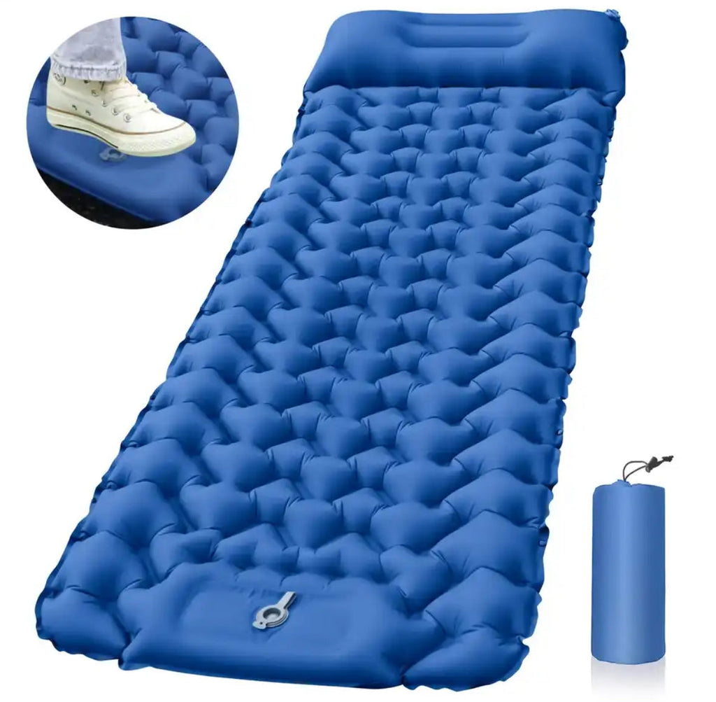 Camping Komfort | Selbst Aufblasende Camping Matte mit Wasserabweisender Oberfläche | Leicht und Praktisch für Bequemes Schlafen 0