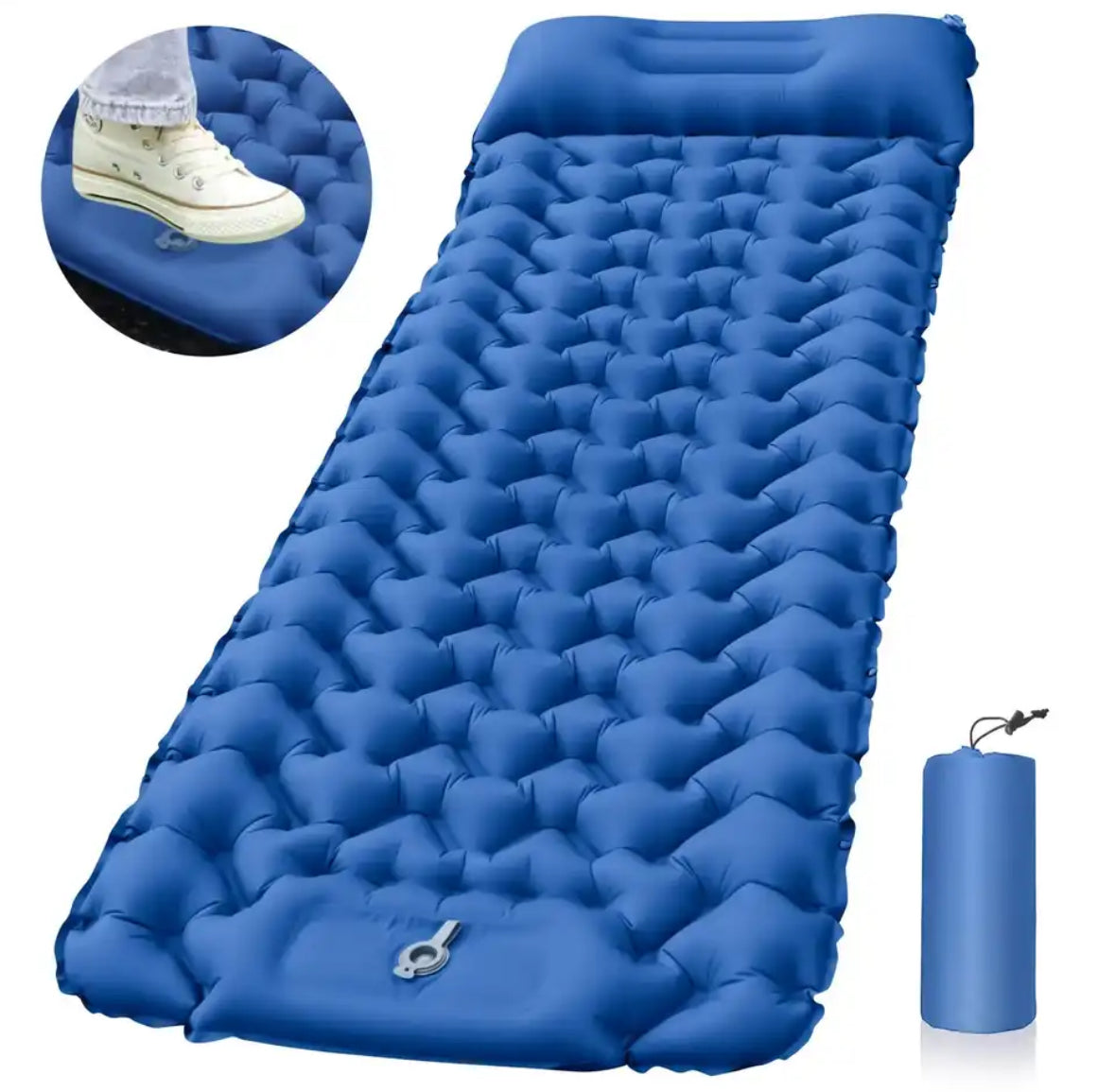 Camping Komfort | Selbst Aufblasende Camping Matte mit Wasserabweisender Oberfläche | Leicht und Praktisch für Bequemes Schlafen 0
