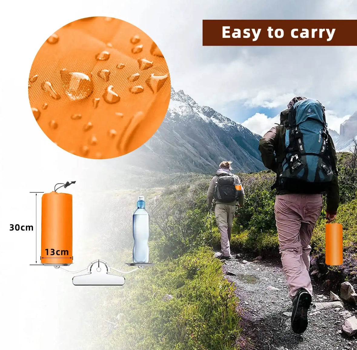 Camping Komfort | Selbst Aufblasende Camping Matte mit Wasserabweisender Oberfläche | Leicht und Praktisch für Bequemes Schlafen 2
