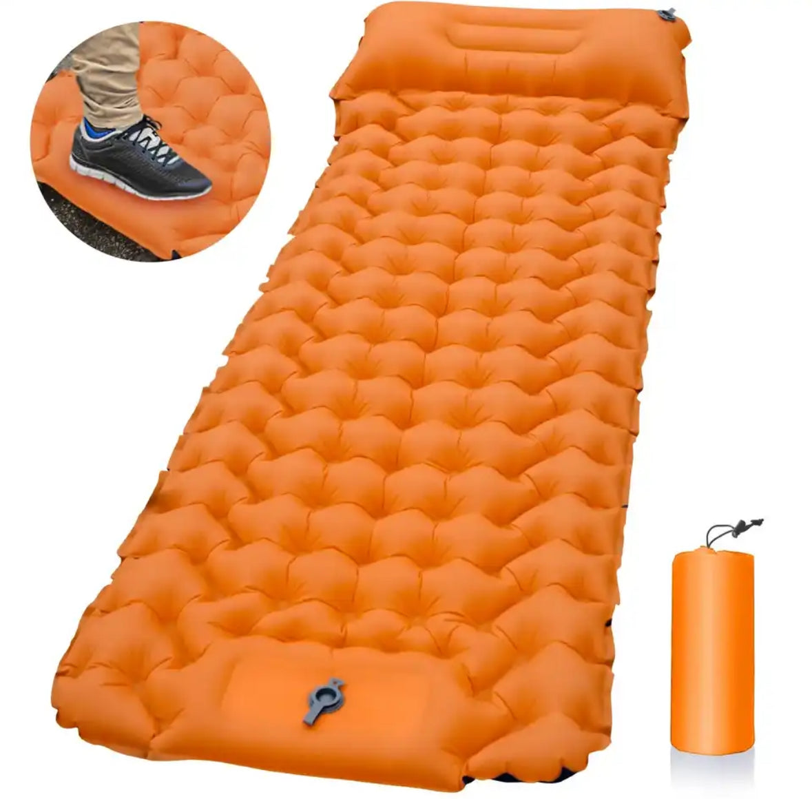 Camping Komfort | Selbst Aufblasende Camping Matte mit Wasserabweisender Oberfläche | Leicht und Praktisch für Bequemes Schlafen 5