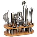 Cocktail Meister | 23-teiliges Bartender Set mit Edelstahl-Werkzeugen | Ideal für Partys und professionelle Cocktails 0