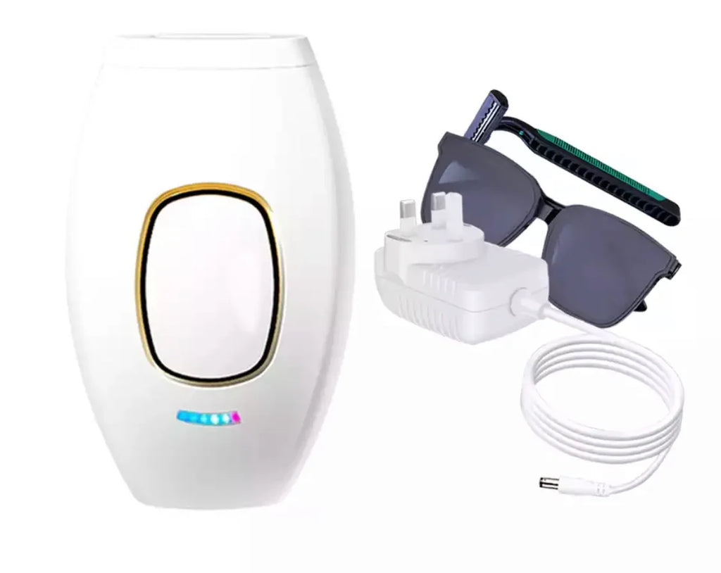 Effizienter IPL Laser Haarentferner | 5 Intensitätsstufen für Dauerhafte Haarentfernung Zuhause