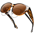 Elegante Clip-on Sonnenbrille | Polarisierte UV400 Gläser für Brillenträgerinnen | Cat-Eye Design für optimalen Sonnenschutz 6