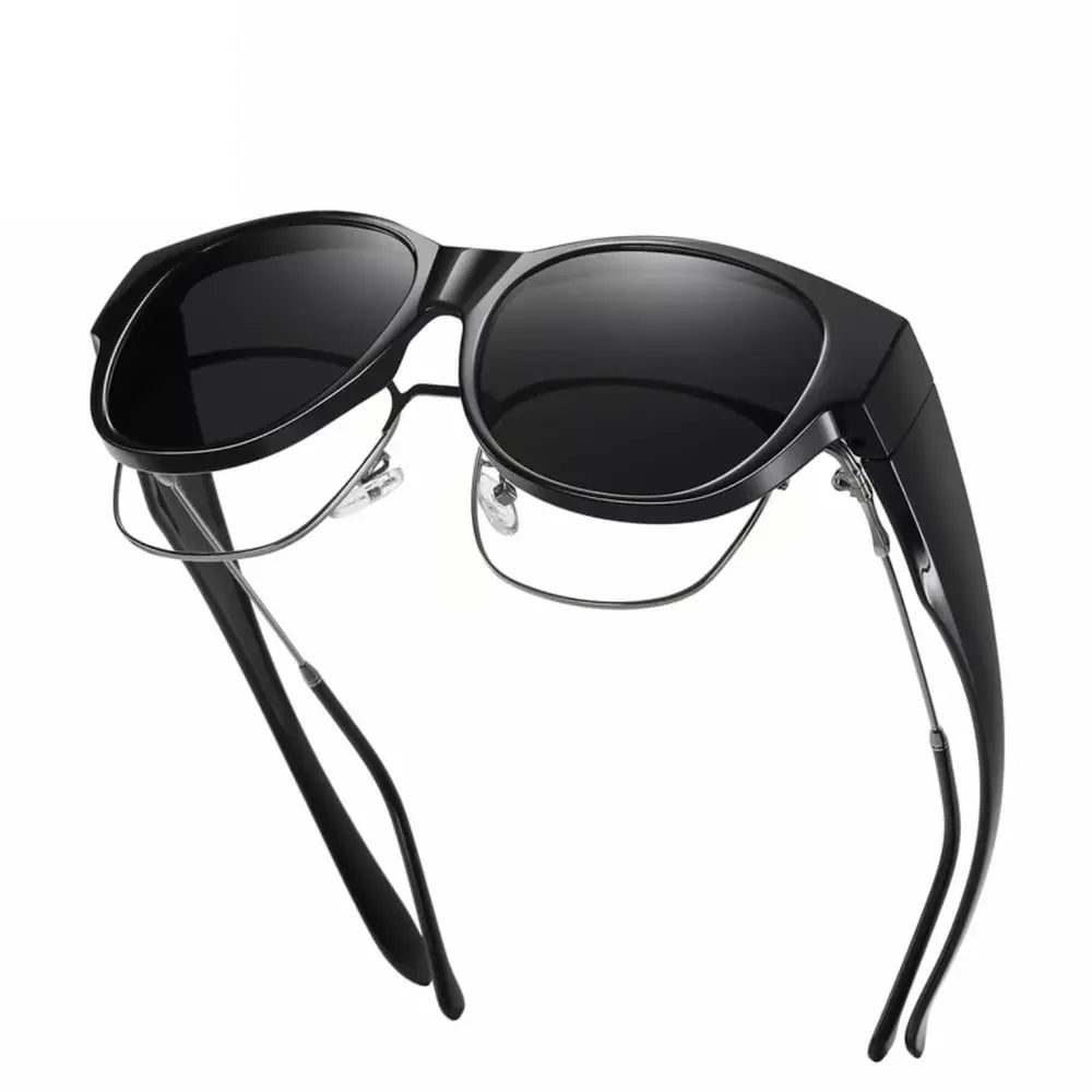 Elegante Clip-on Sonnenbrille | Polarisierte UV400 Gläser für Brillenträgerinnen | Cat-Eye Design für optimalen Sonnenschutz 7
