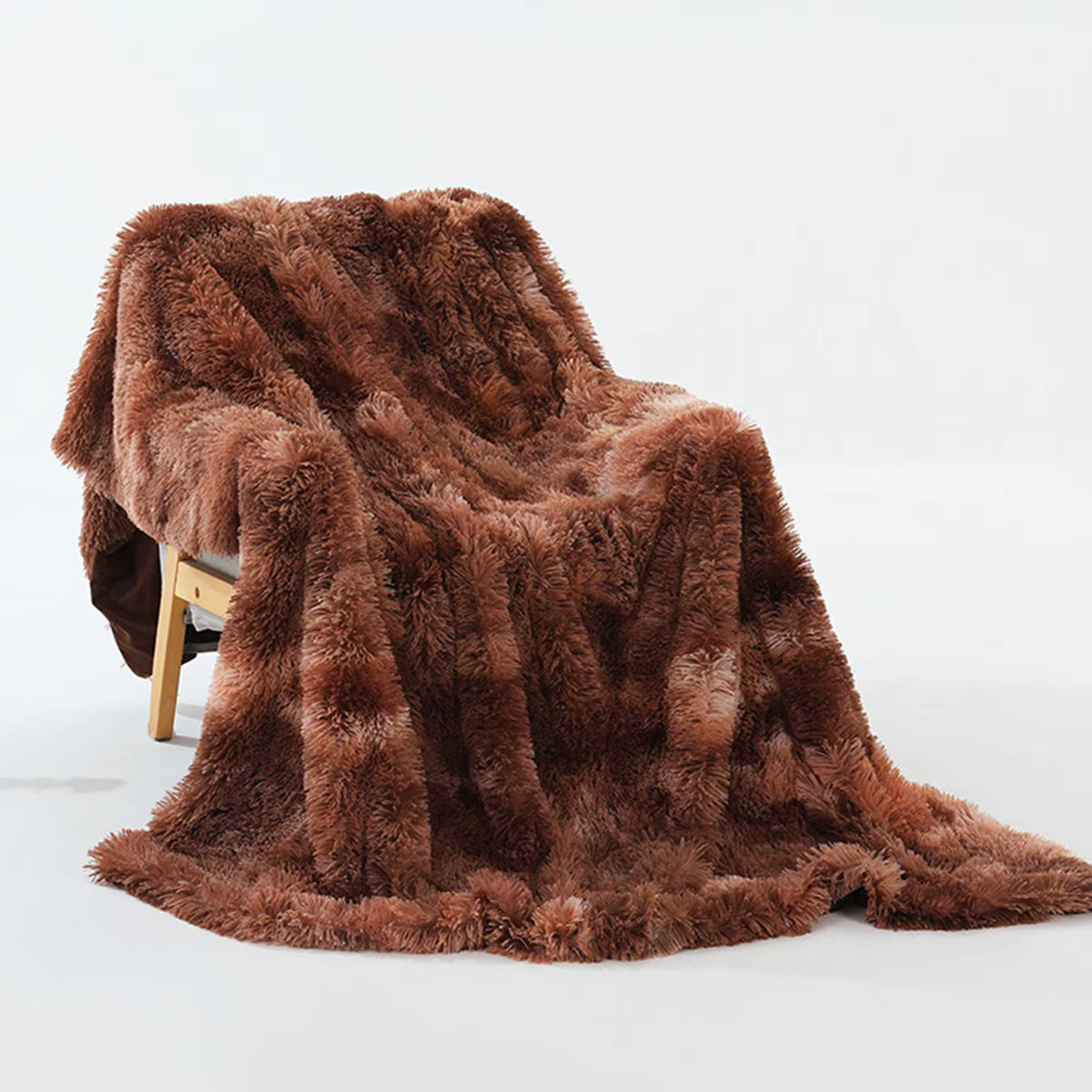 Elegante Kunstfell-Überwurfdecke | Superweich und Warm für Sofa und Bett