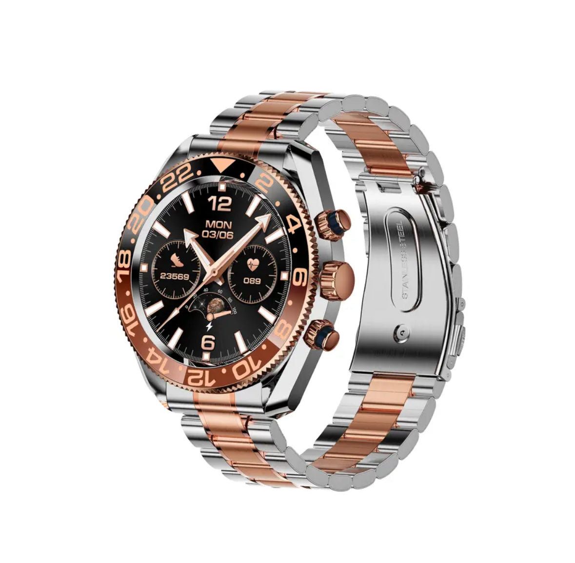 Elegante Smartwatch | Luxus-Smartwatch mit HD Bildschirm & Sportmodi | Perfekt für Alltag und Fitness 10