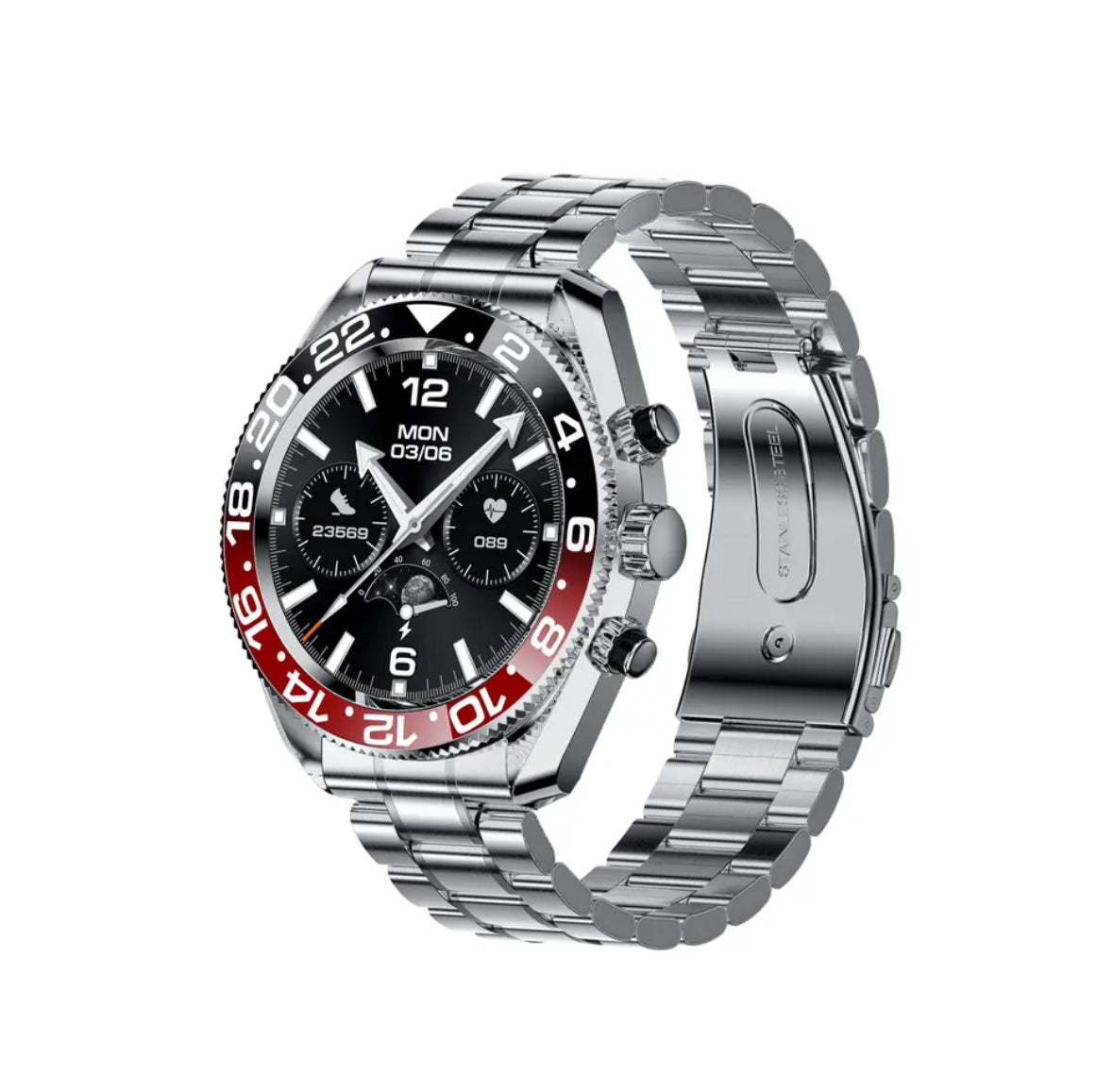 Elegante Smartwatch | Luxus-Smartwatch mit HD Bildschirm & Sportmodi | Perfekt für Alltag und Fitness 11
