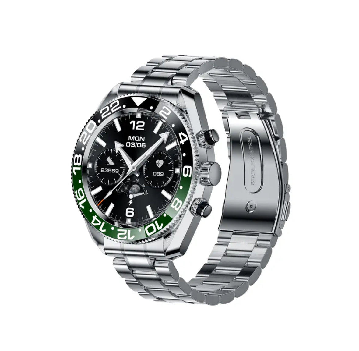 Elegante Smartwatch | Luxus-Smartwatch mit HD Bildschirm & Sportmodi | Perfekt für Alltag und Fitness 12
