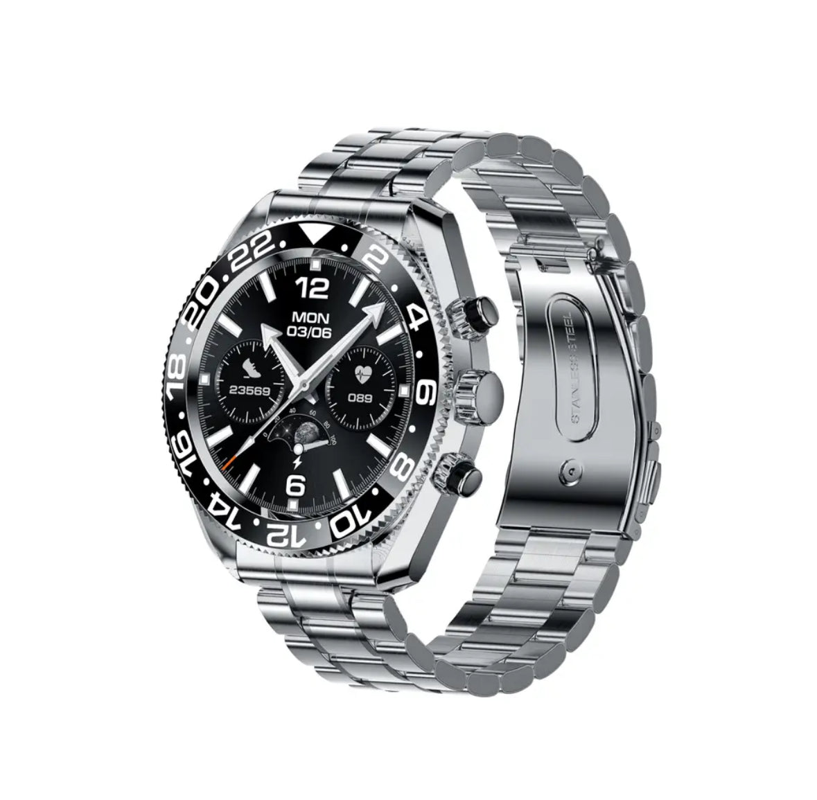 Elegante Smartwatch | Luxus-Smartwatch mit HD Bildschirm & Sportmodi | Perfekt für Alltag und Fitness 9