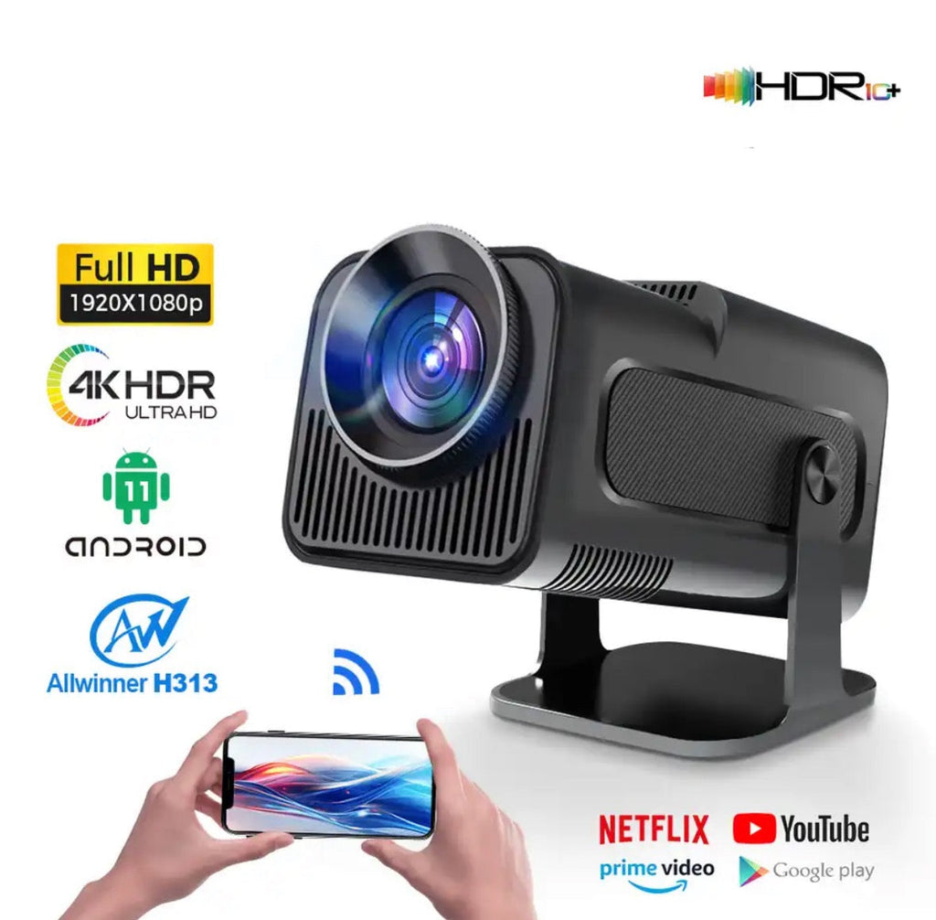 HY320 | 4K Projektor Beamer mit Android 11.0 und Automatischer Schiefenkorrektur | Brillante Bildqualität für Heimkinoerlebnis 7