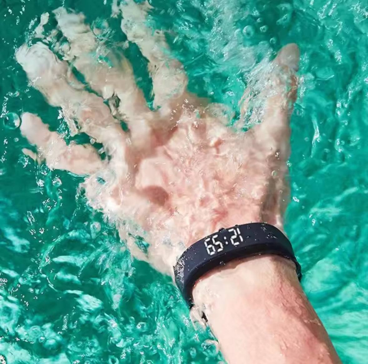 Intelligentes Fitness-Armband | Smart Tracking Vibrationswecker mit Gesundheitsüberwachung | Wasserdicht für Aktive Lebensweise 2