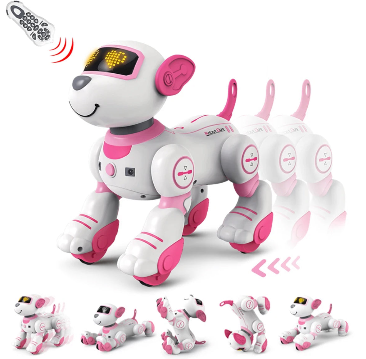Interaktiver Haustier Roboter | Touch-gesteuertes Spielzeug mit Musik & Tanz | Unterhaltsamer Begleiter für Kinder und Erwachsene 1