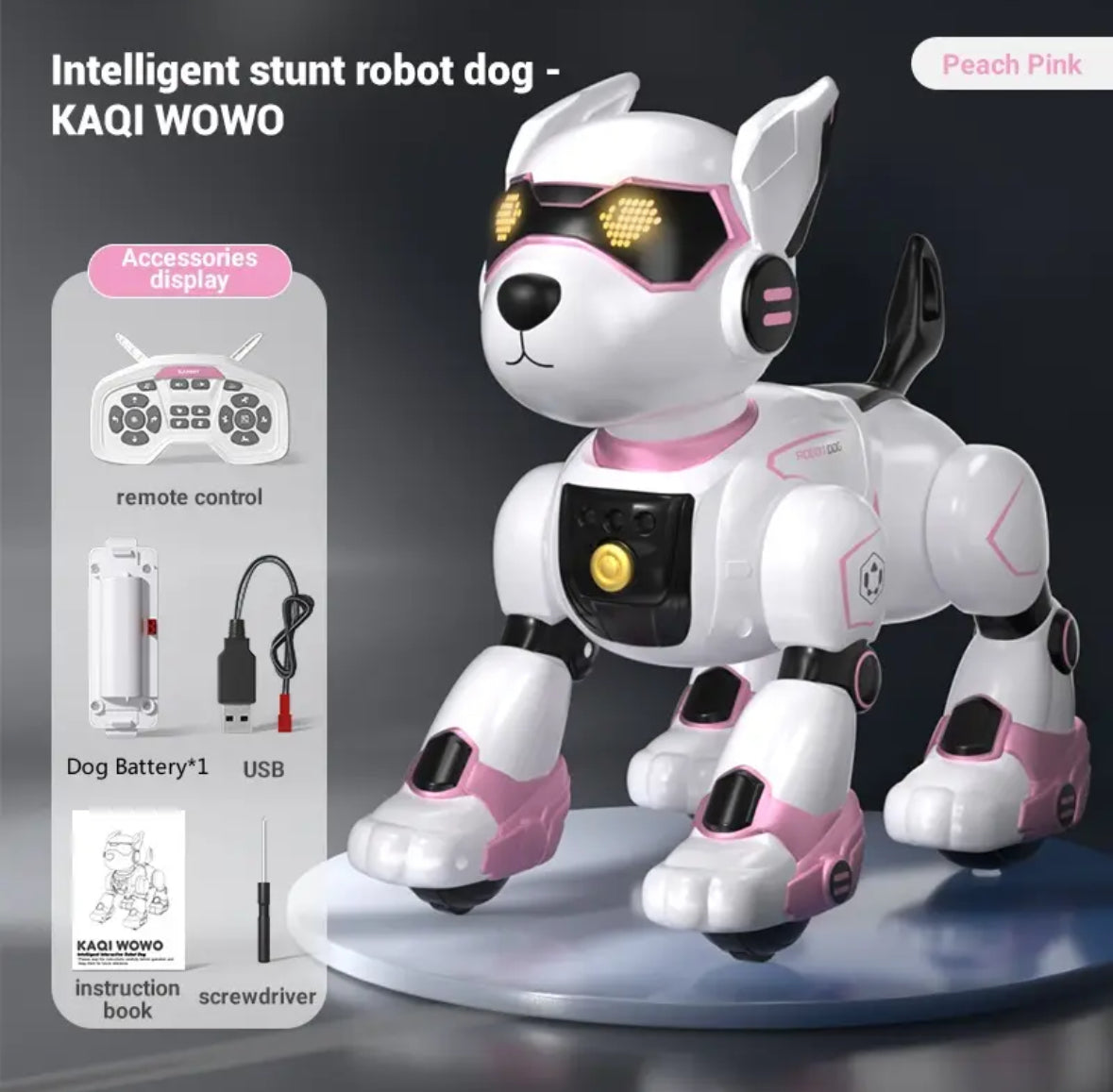 Interaktiver Stunt Roboterhund mit Gestensteuerung und Touch-Funktion für endlosen Spaß 5