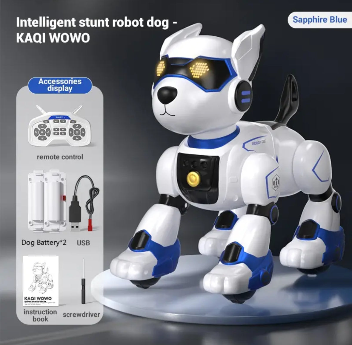 Interaktiver Stunt Roboterhund mit Gestensteuerung und Touch-Funktion für endlosen Spaß 6