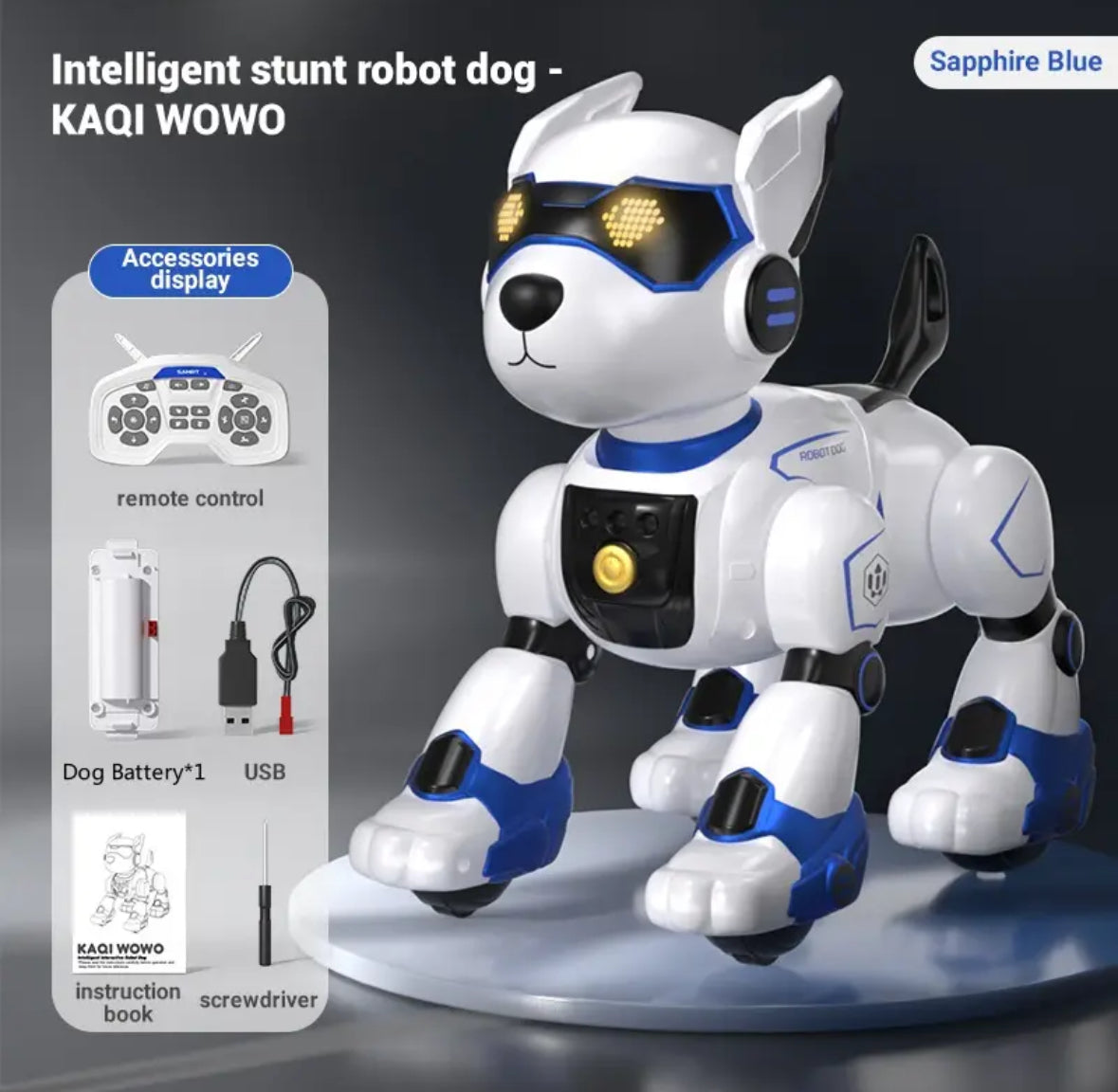 Interaktiver Stunt Roboterhund mit Gestensteuerung und Touch-Funktion für endlosen Spaß 7
