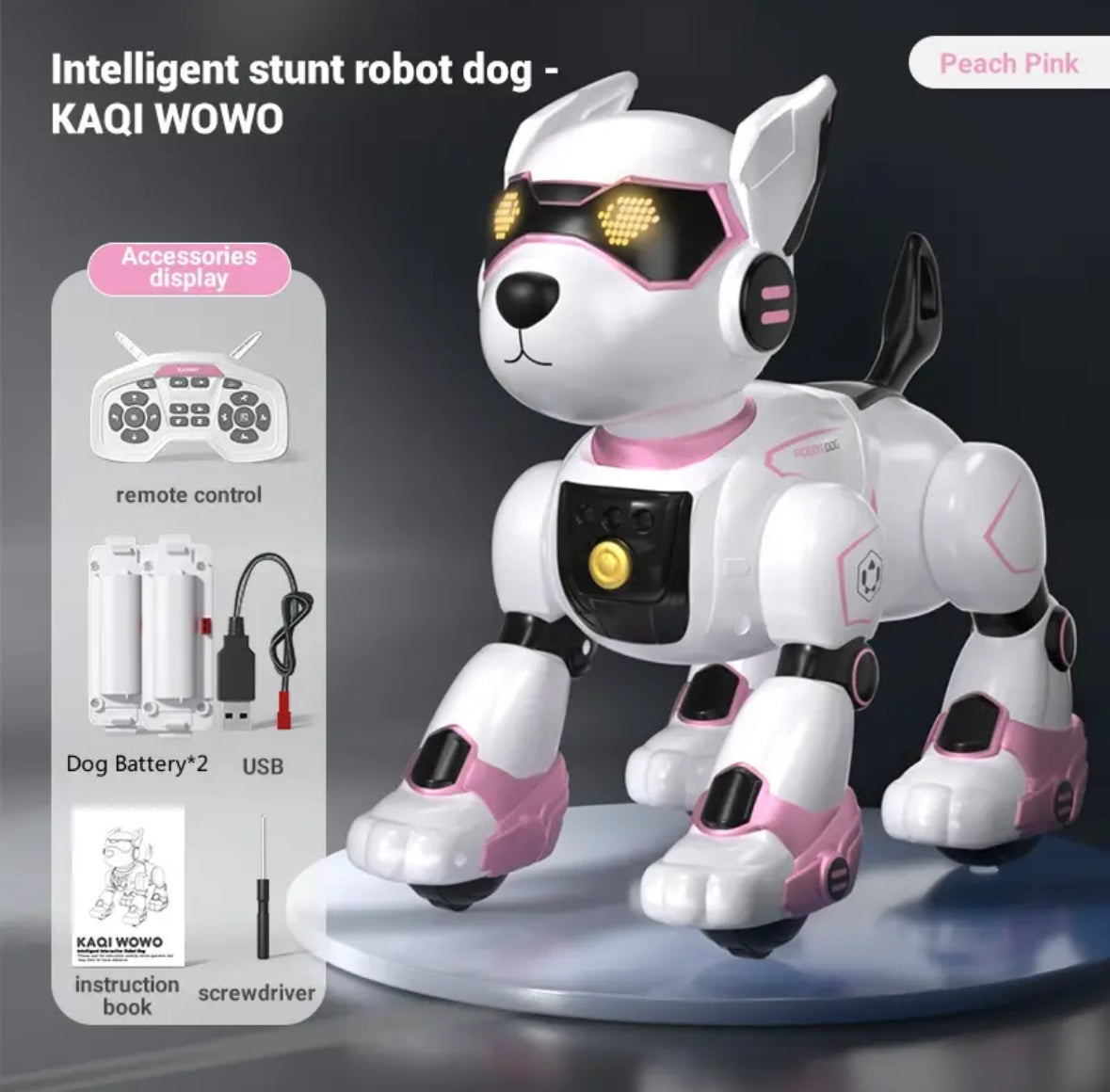 Interaktiver Stunt Roboterhund mit Gestensteuerung und Touch-Funktion für endlosen Spaß 8