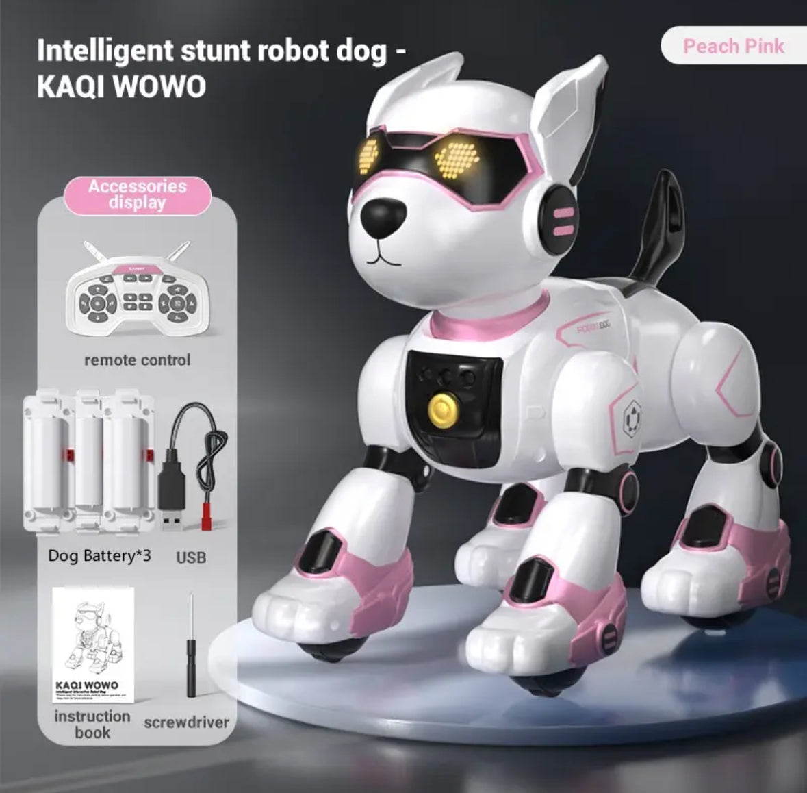 Interaktiver Stunt Roboterhund mit Gestensteuerung und Touch-Funktion für endlosen Spaß 9