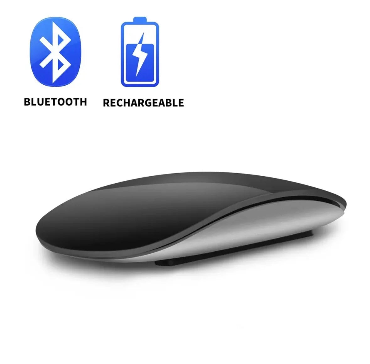 Kabellose Bluetooth Computer Maus mit 2 Monaten Akkulaufzeit | Ergonomisches Design für Komfort und Flexibilität