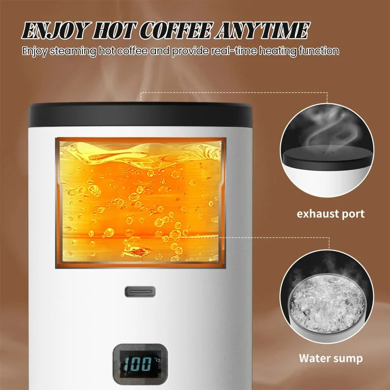Tragbare 3-in-1 Kaffeemaschine mit 15 Bar Druck | Flexibles Brühsystem für Perfekten Espresso