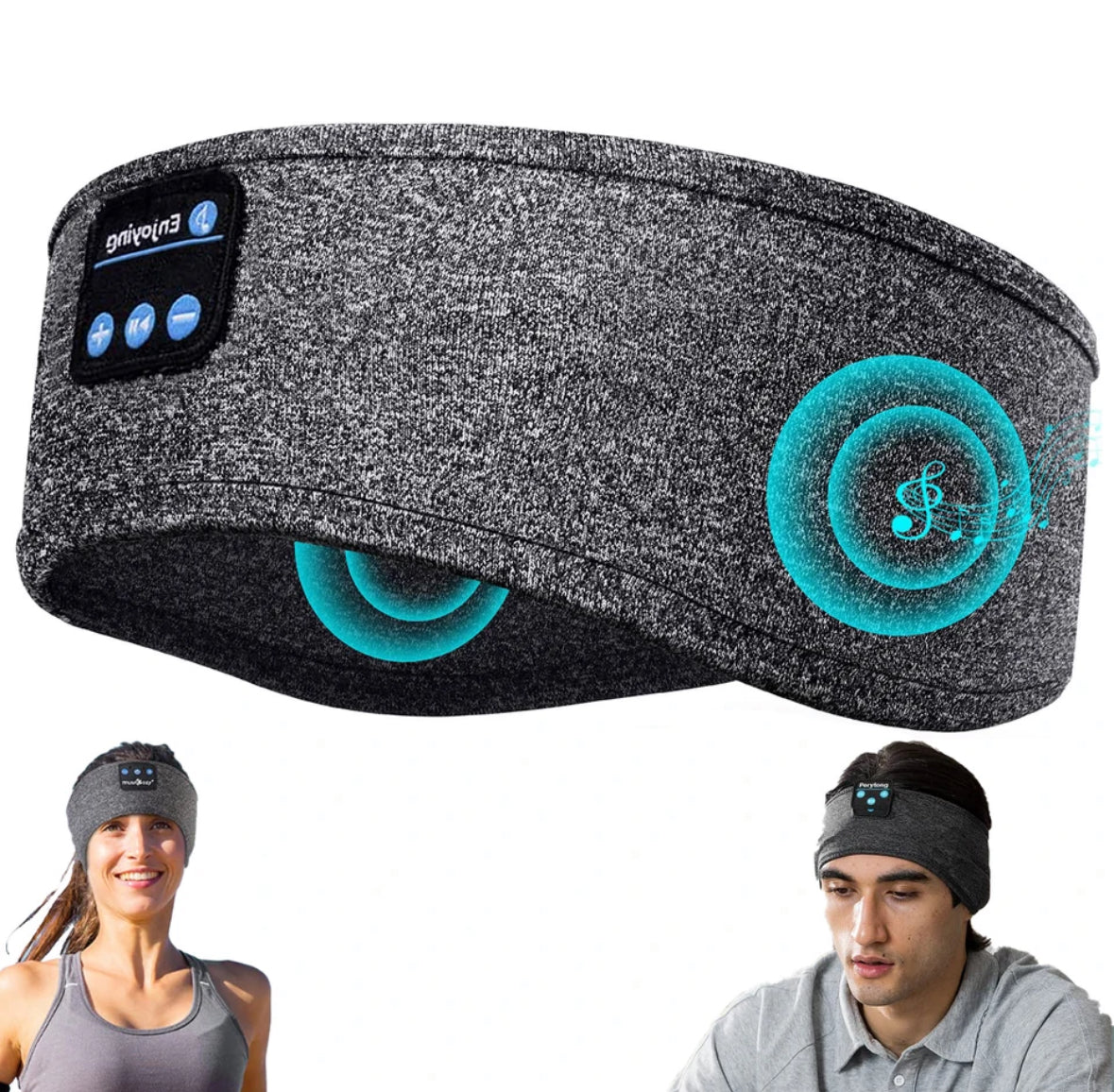 Kopfhörer Stirnband | Bluetooth Schlaf- und Sportkopfhörer mit Lärmunterdrückung | Waschbar und Wasserdicht für Komfort 1