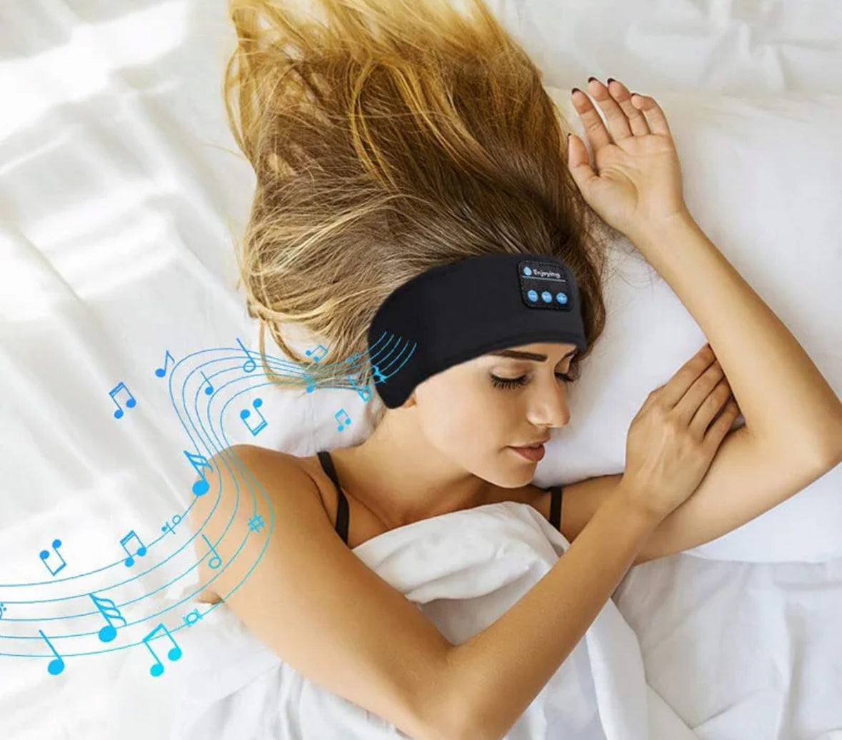 Kopfhörer Stirnband | Bluetooth Schlaf- und Sportkopfhörer mit Lärmunterdrückung | Waschbar und Wasserdicht für Komfort 2