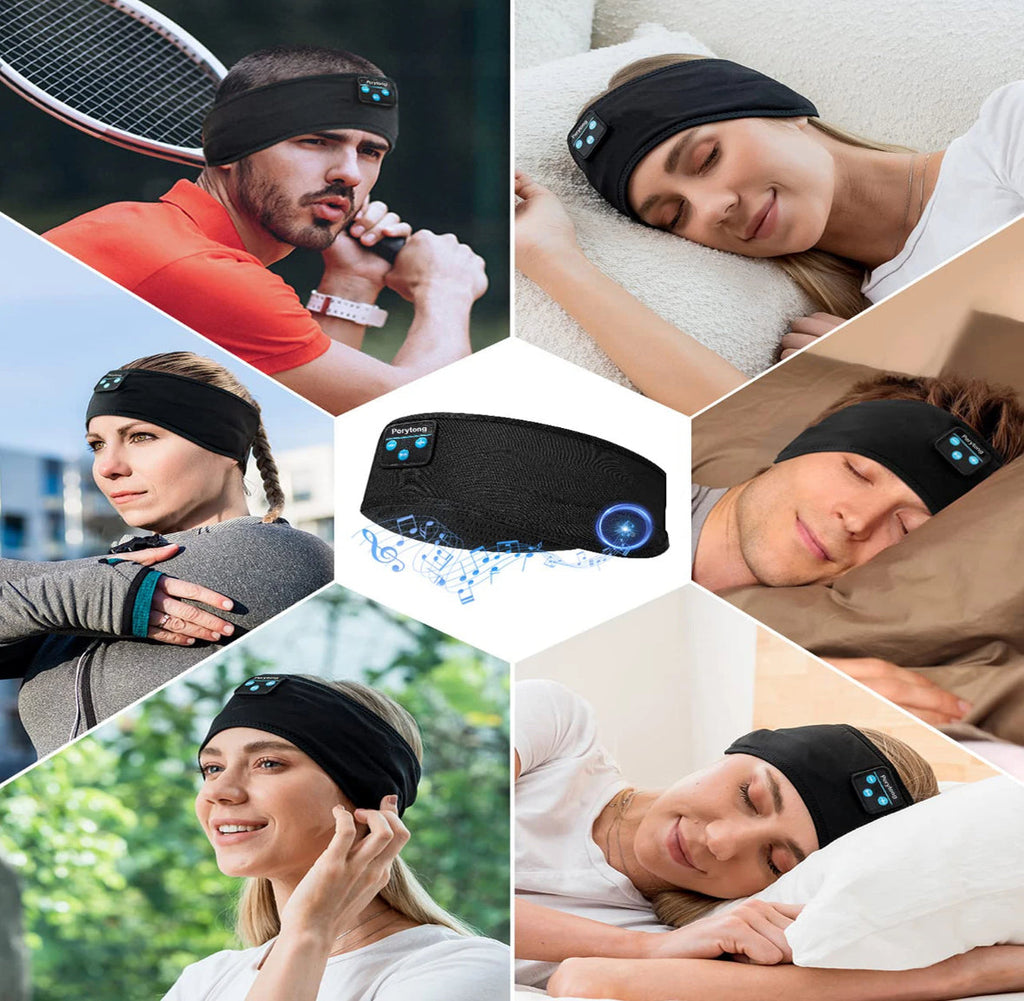 Kopfhörer Stirnband | Bluetooth Schlaf- und Sportkopfhörer mit Lärmunterdrückung | Waschbar und Wasserdicht für Komfort 4