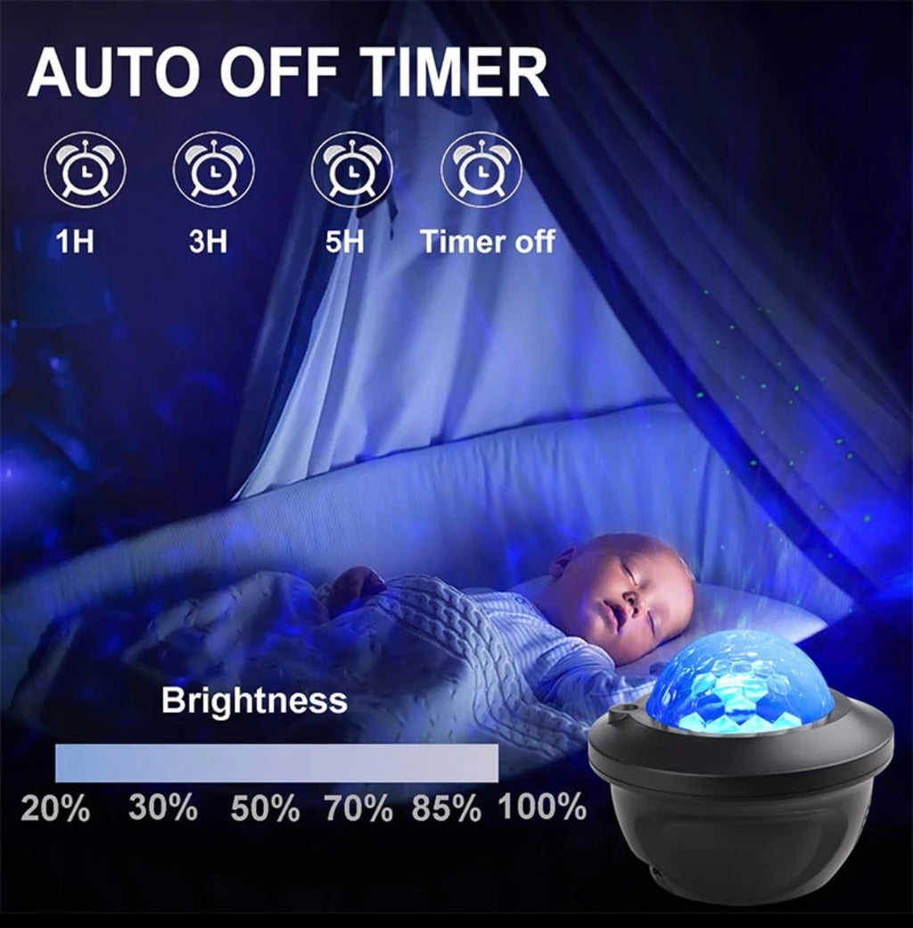 LED-Galaxy-Projektor mit Bluetooth Lautsprecher | App-Steuerung für entspannende Atmosphäre im Raum 3