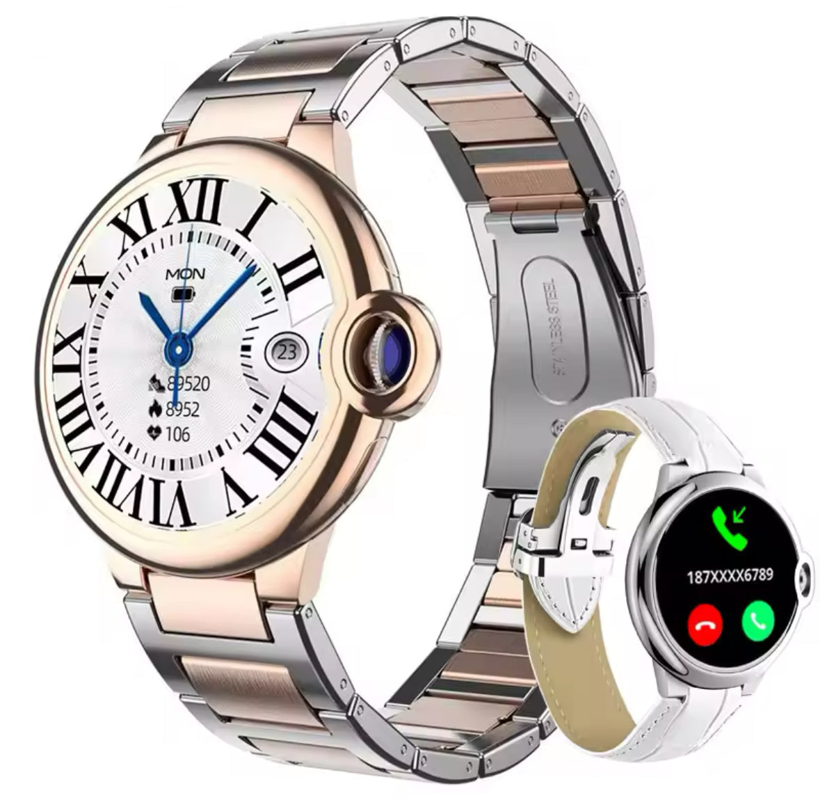 Luxuriöse Multifunktions Smartwatch mit HD Bildschirm & Sportmodi für Fitness 1