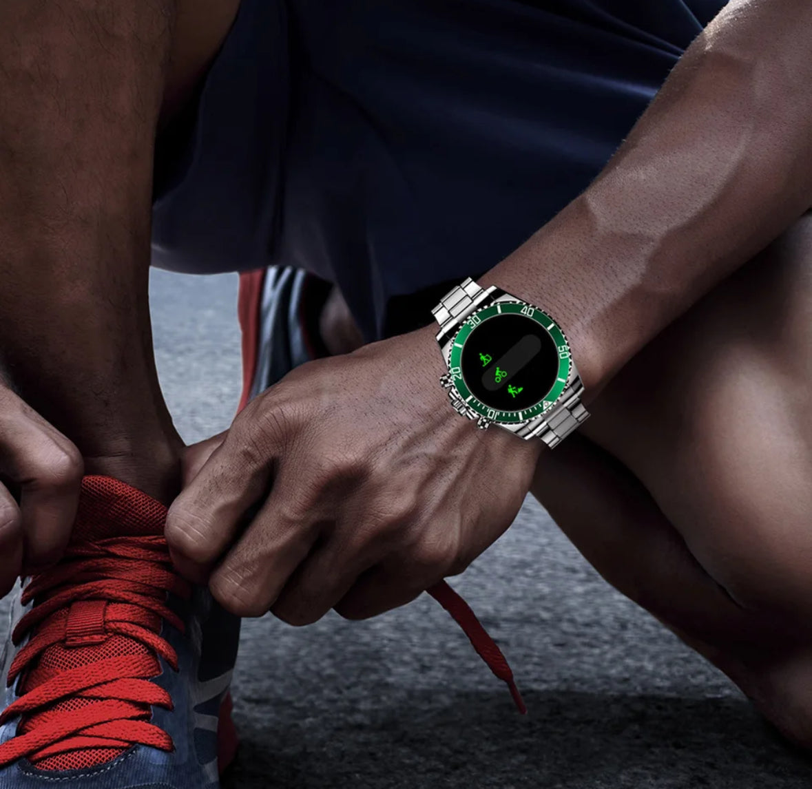 Luxus-Smartwatch | HD Bildschirm mit Edelstahlarmband | Sportliche Funktionen für Fitness und Gesundheit 3