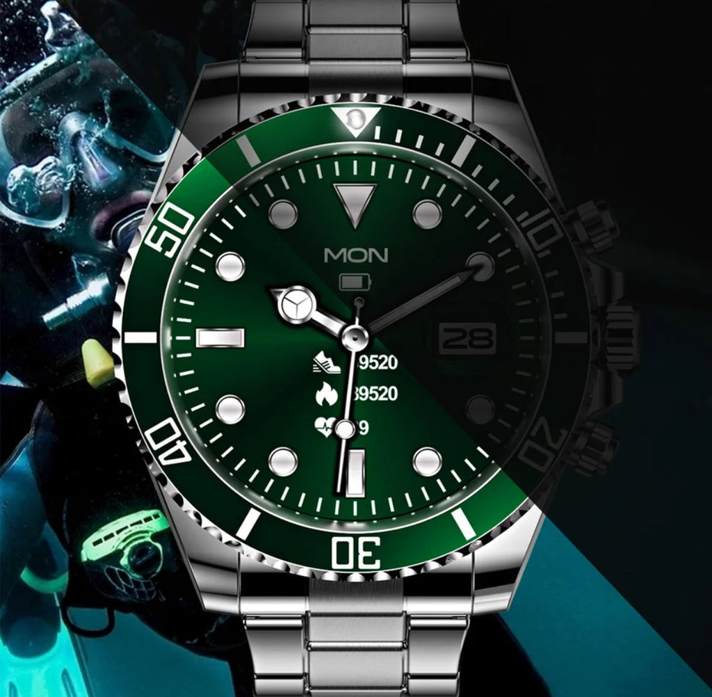 Luxus-Smartwatch | HD Bildschirm mit Edelstahlarmband | Sportliche Funktionen für Fitness und Gesundheit 4