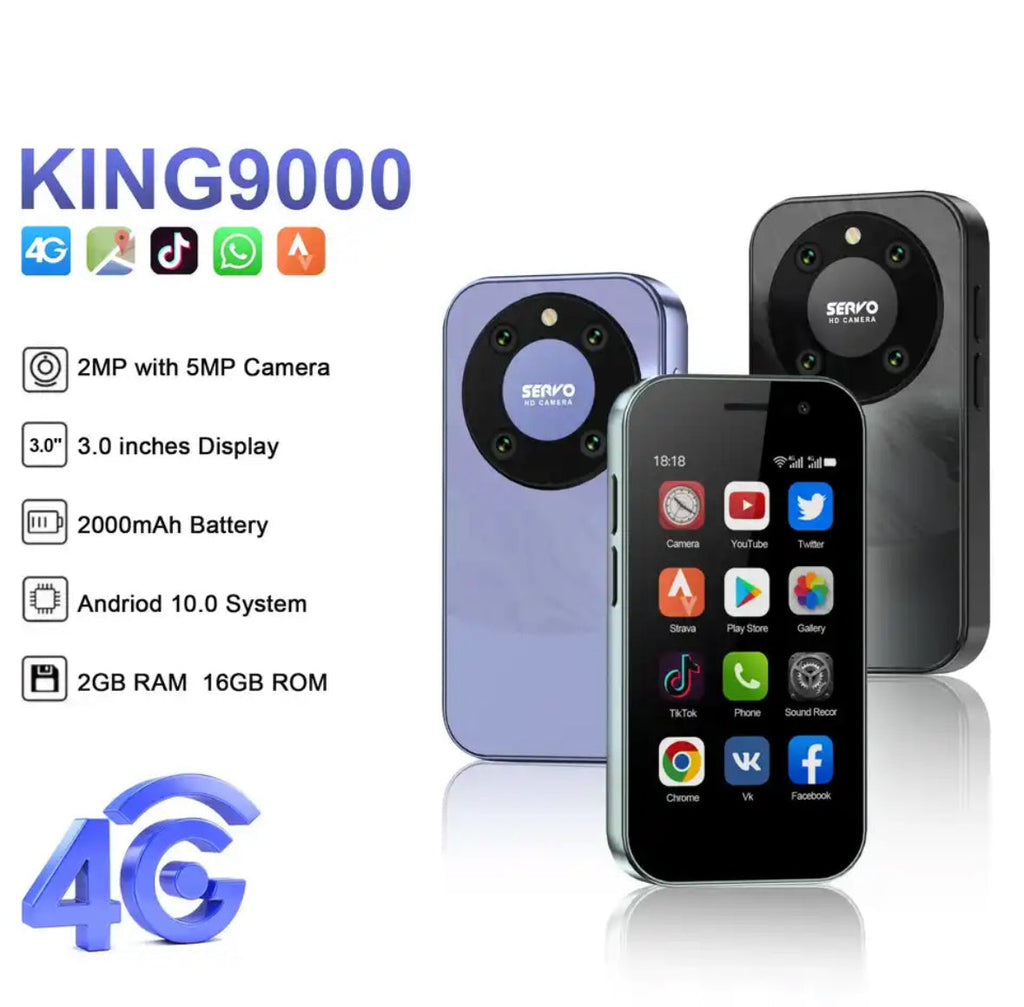 MINI Smartphone 9000 Pro | 3 Zoll Nano HD Bildschirm mit Gesichtserkennung | Dual-SIM für maximale Flexibilität 7