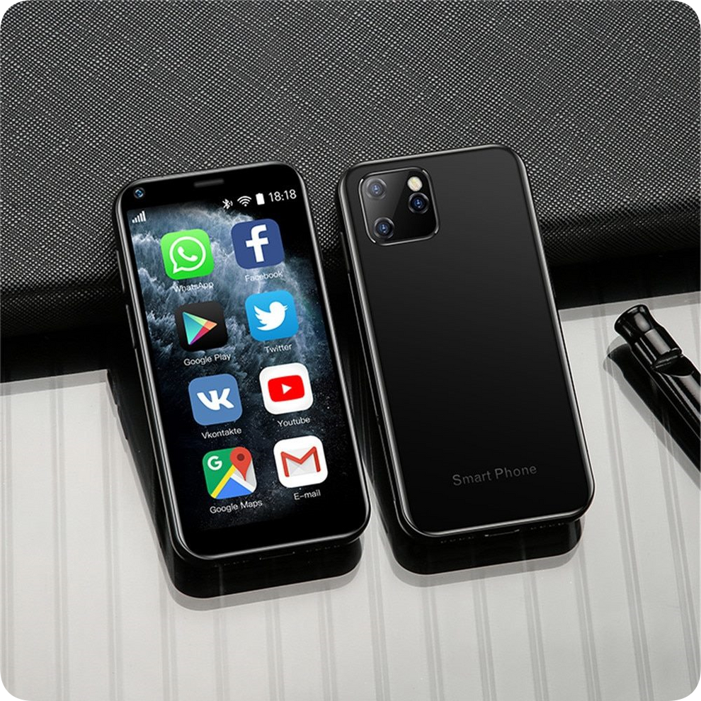 Mini Smartphone XS11 | Kompaktes Android Handy mit Dual-SIM und 5G Unterstützung | Perfekt für Social Media 2