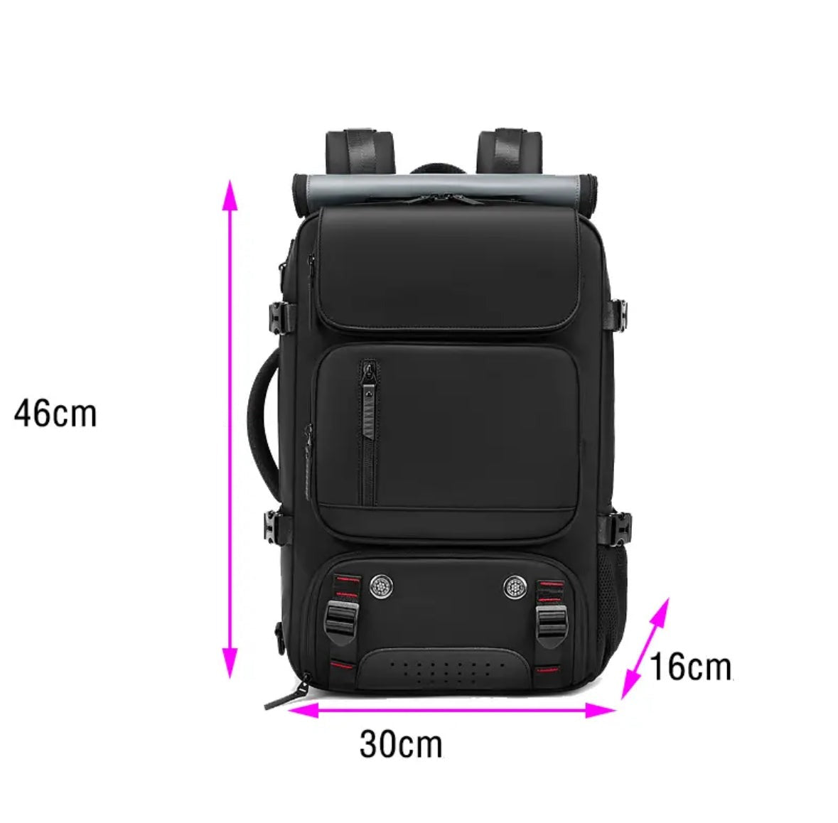 Multifunktionaler XXL Rucksack mit Wasserdichtem Material und Schuh-Fach | Ideal für Reisen und Sport