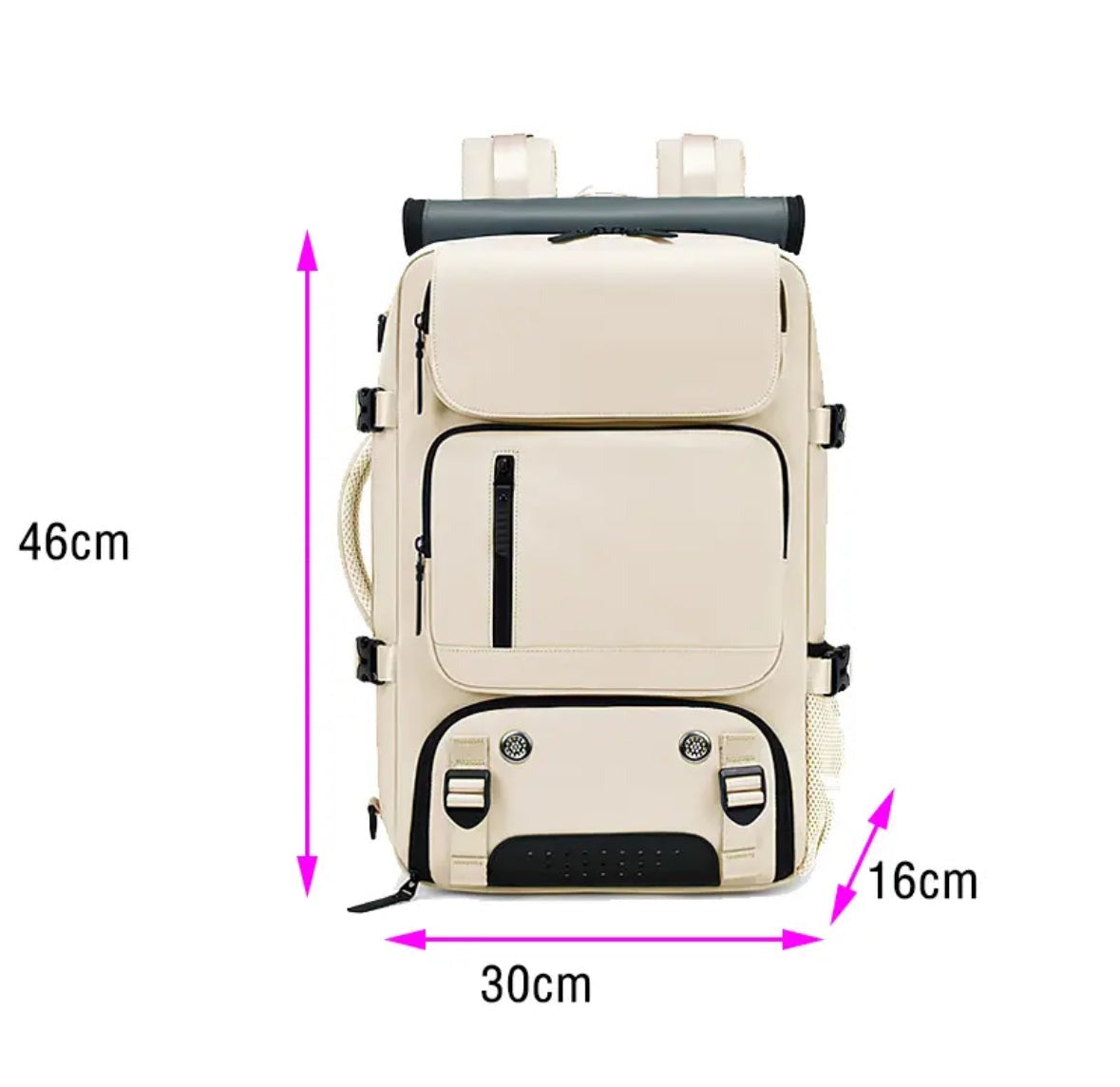 Multifunktionaler XXL Rucksack mit Wasserdichtem Material und Schuh-Fach | Ideal für Reisen und Sport