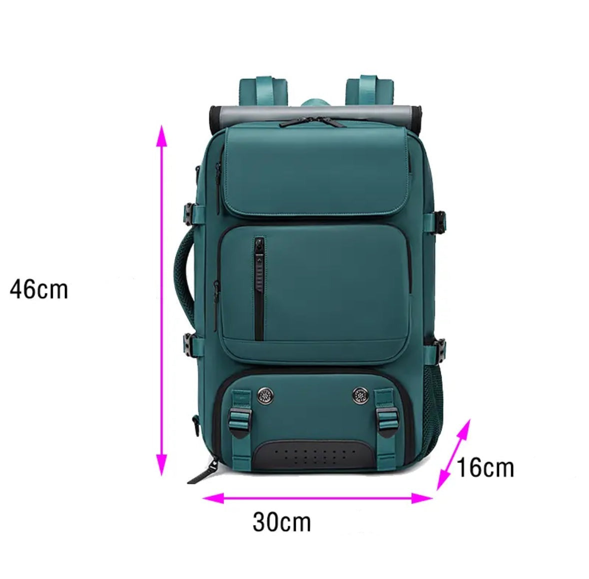 Multifunktionaler XXL Rucksack mit Wasserdichtem Material und Schuh-Fach | Ideal für Reisen und Sport