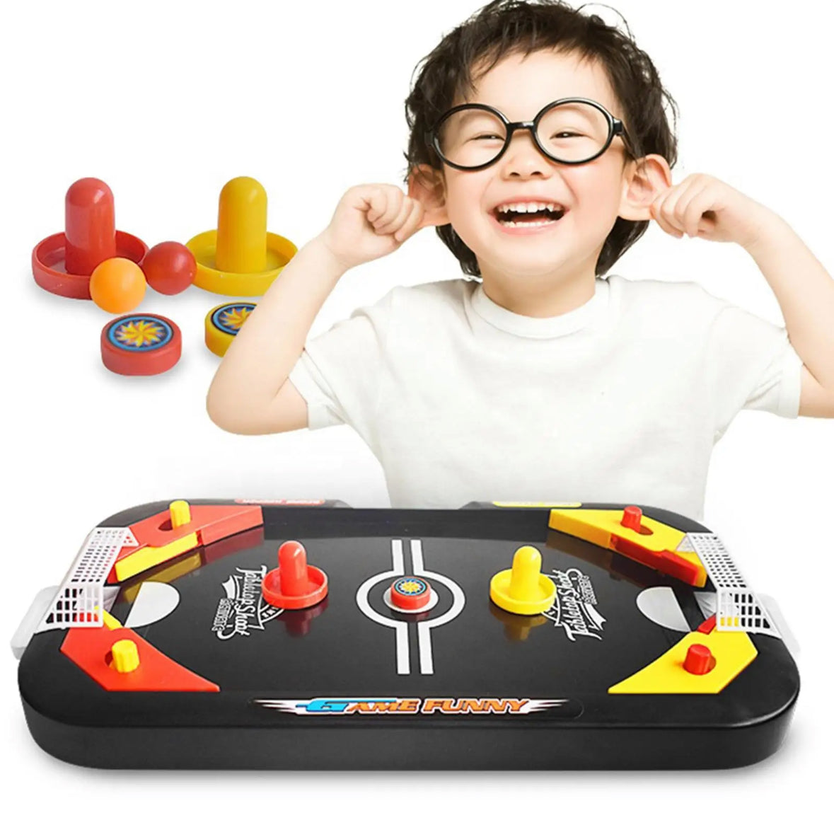 Multifunktionales 2-in-1 Airhockey & Flipper Brett für Spaß und Unterhaltung 4