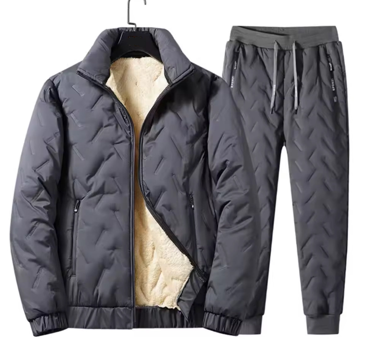 Multifunktionales Winter Set | Gefütterte Jacke, Weste & Hose mit Wasserabweisendem Material | Bequem und Strapazierfähig für Sport und Alltag