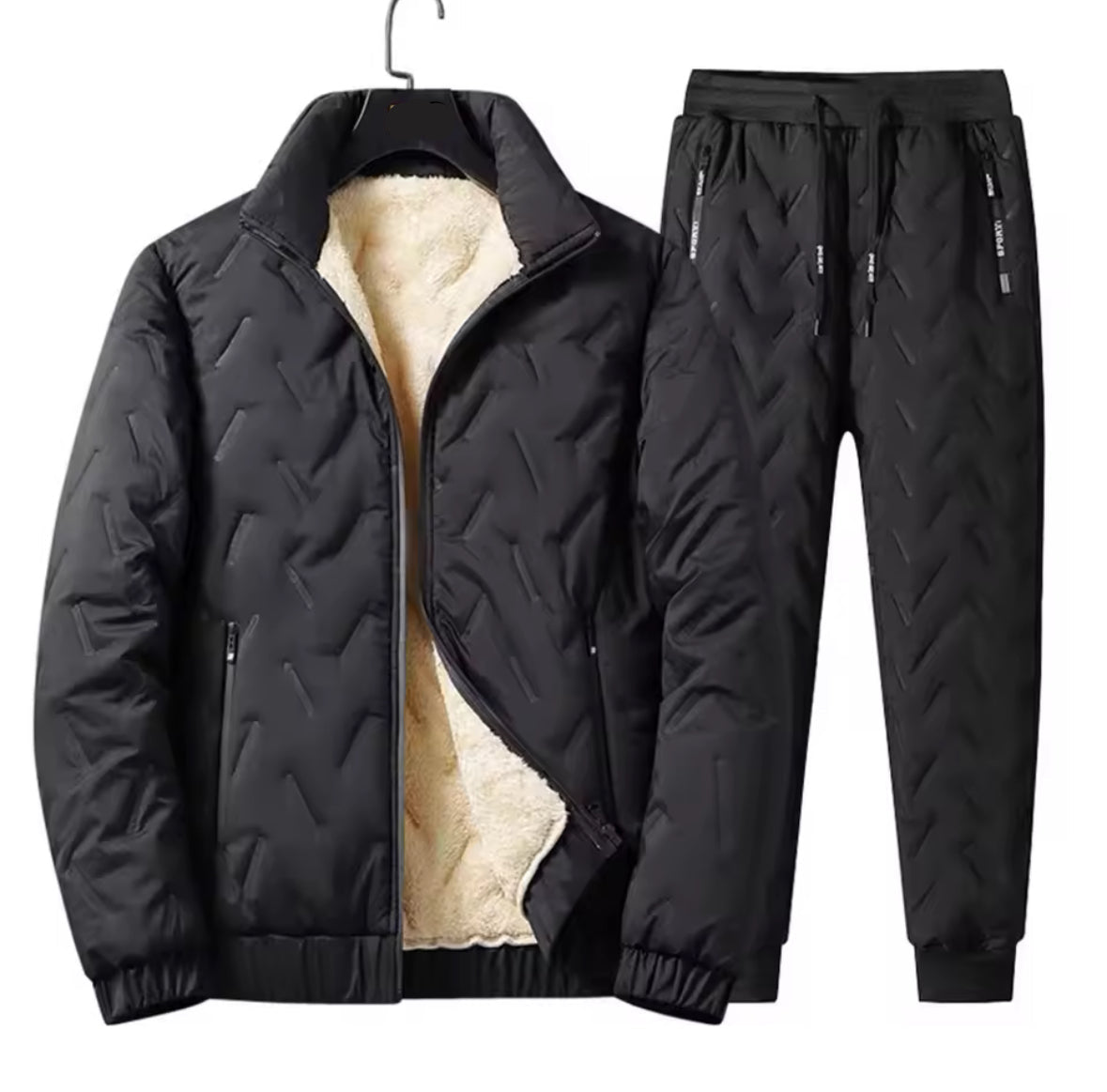 Multifunktionales Winter Set | Gefütterte Jacke, Weste & Hose mit Wasserabweisendem Material | Bequem und Strapazierfähig für Sport und Alltag
