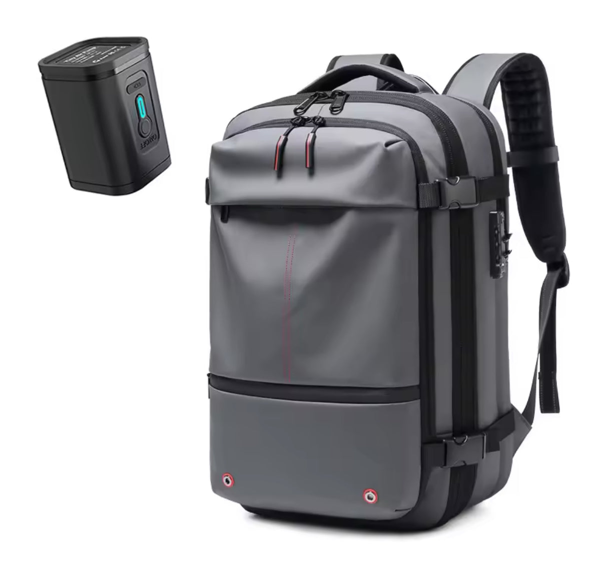 Platzsparender Vakuum Rucksack | 60L Stauraum mit Wasserdichtem Design | Ideal für Reisen und Sport