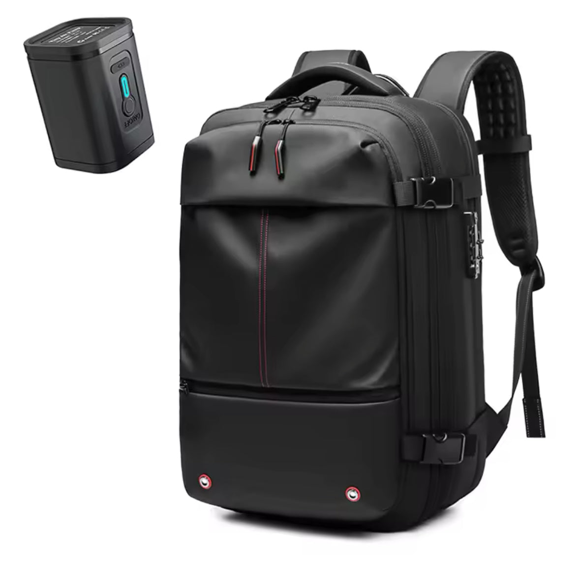 Platzsparender Vakuum Rucksack | 60L Stauraum mit Wasserdichtem Design | Ideal für Reisen und Sport