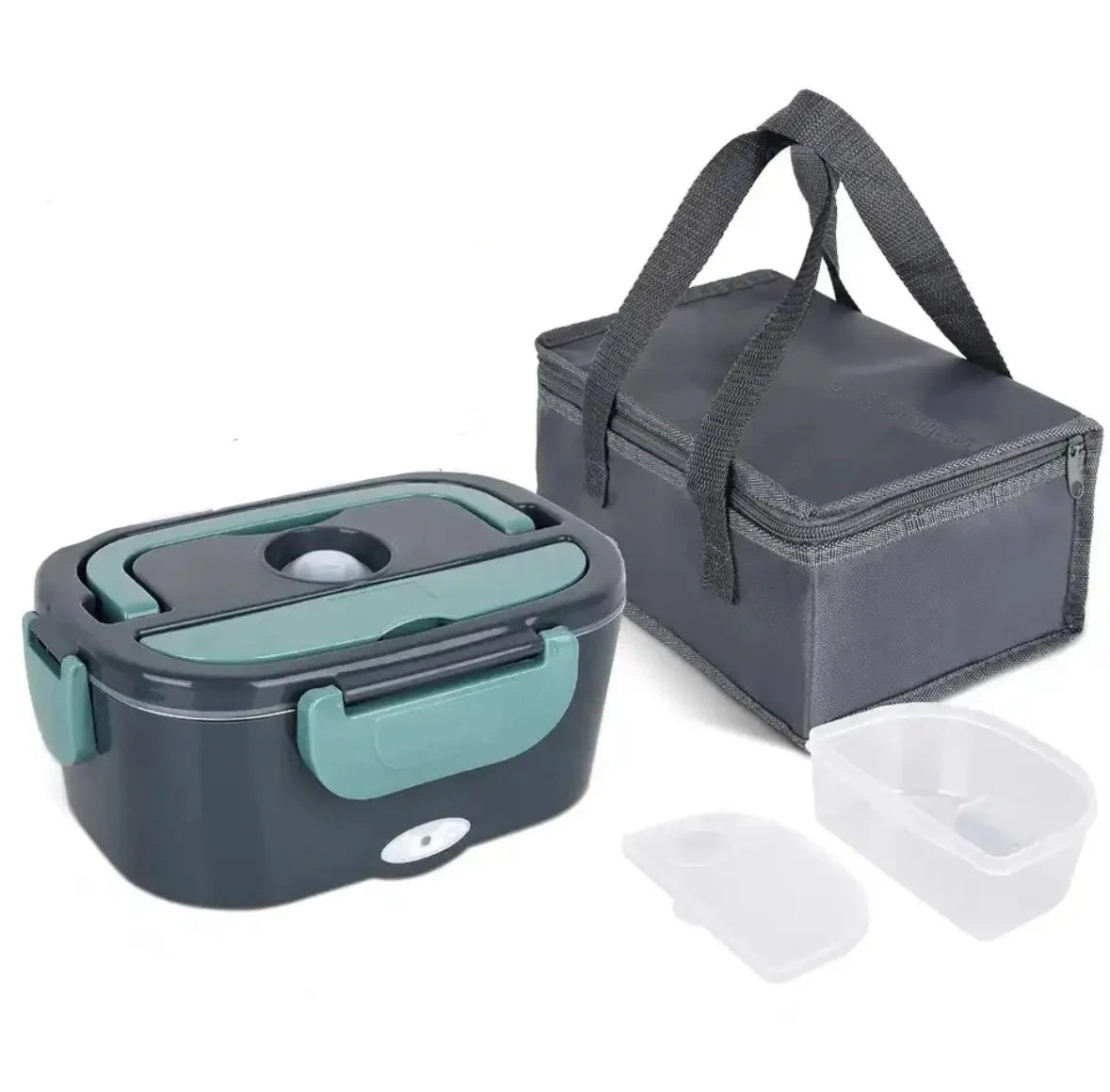 Praktisch beheizbare Lunch-Box | Beheizbare Lunch-Box mit 1,2 Liter Fassungsvermögen | Ideal für warmes Essen unterwegs