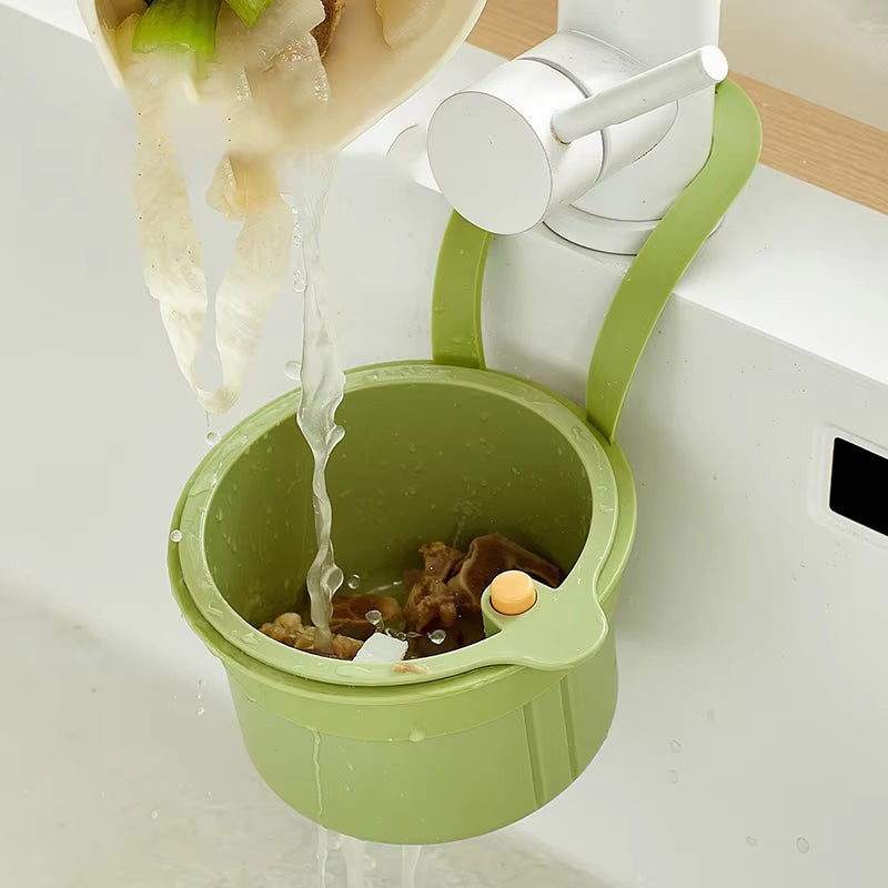 Praktischer Abtropfkorb | Zweiteiliges Filtersystem mit Ein-Klick-Entleerung | Hygienisch für Saubere Küchen und Einfache Nutzung 2